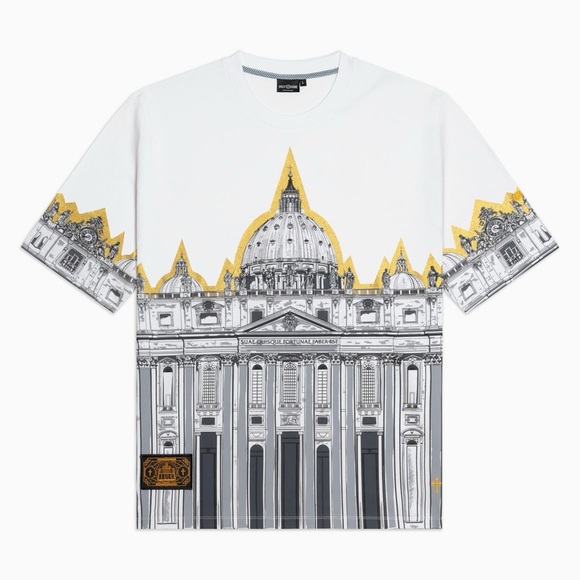 DOLLY NOIRE BENCH SAN PIETRO TEE OVER WHITE​ - Picture 1 of 11